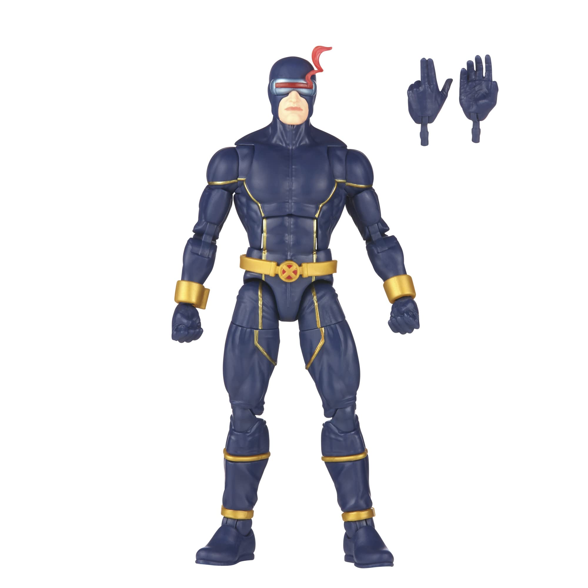 Marvel Cyclops Astonishing X-Men figure front view for an eye-catching shelf display