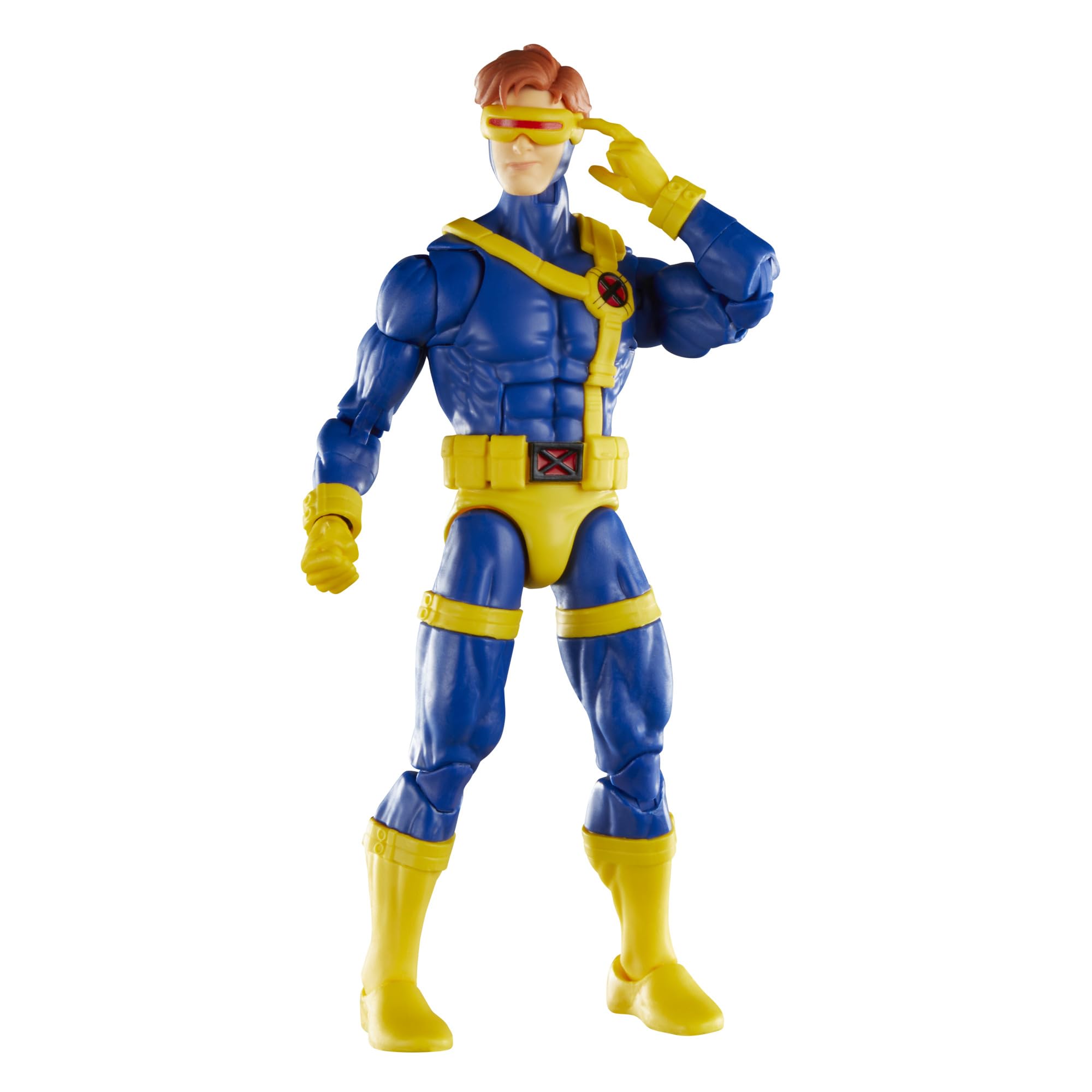 Marvel Cyclops figure with three interchangeable hands for dynamic poses.