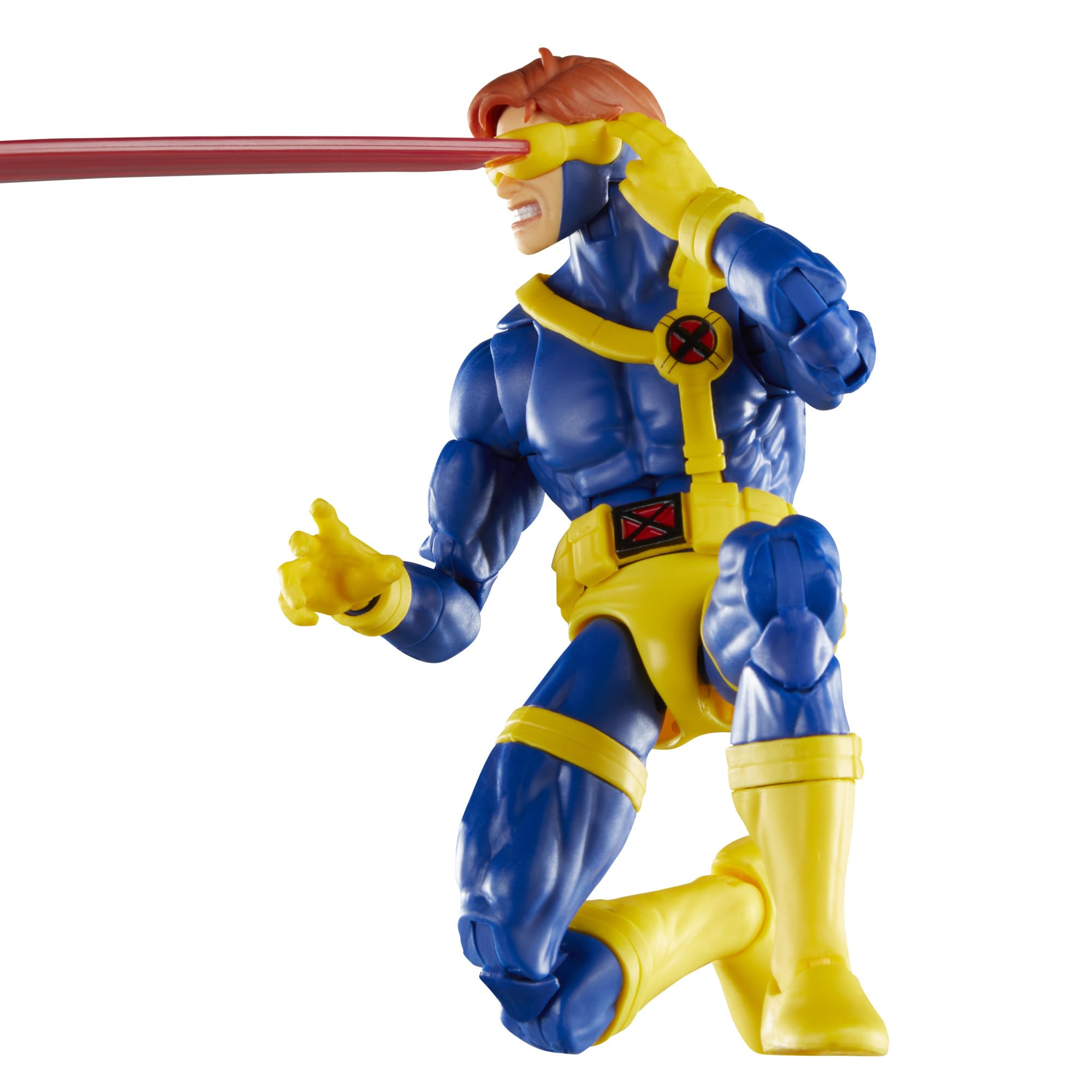 Marvel Cyclops figure on retro blister card packaging for classic display.