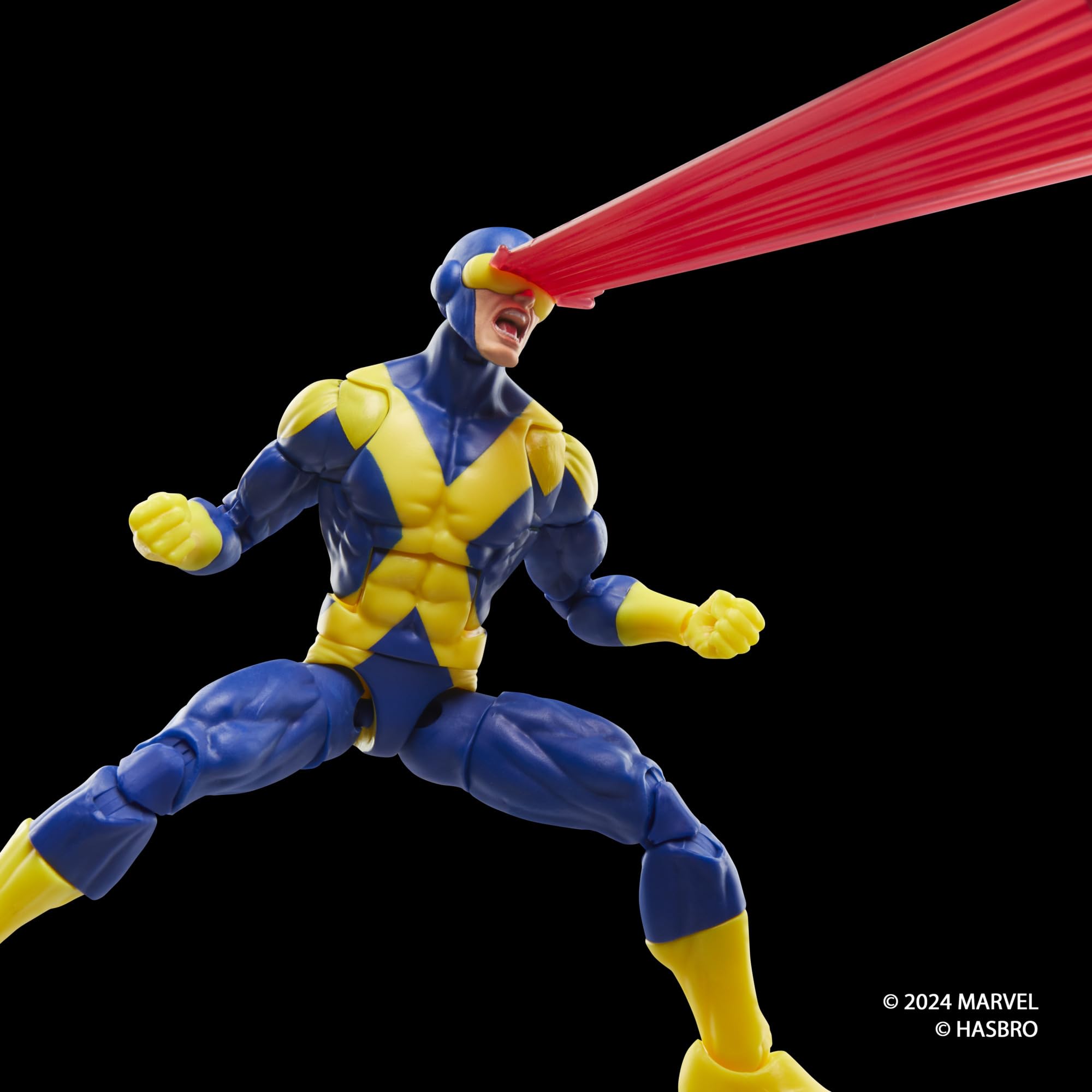 Marvel Cyclops figure window box highlighting premium packaging