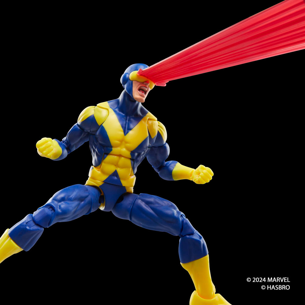Marvel Cyclops figure window box highlighting premium packaging