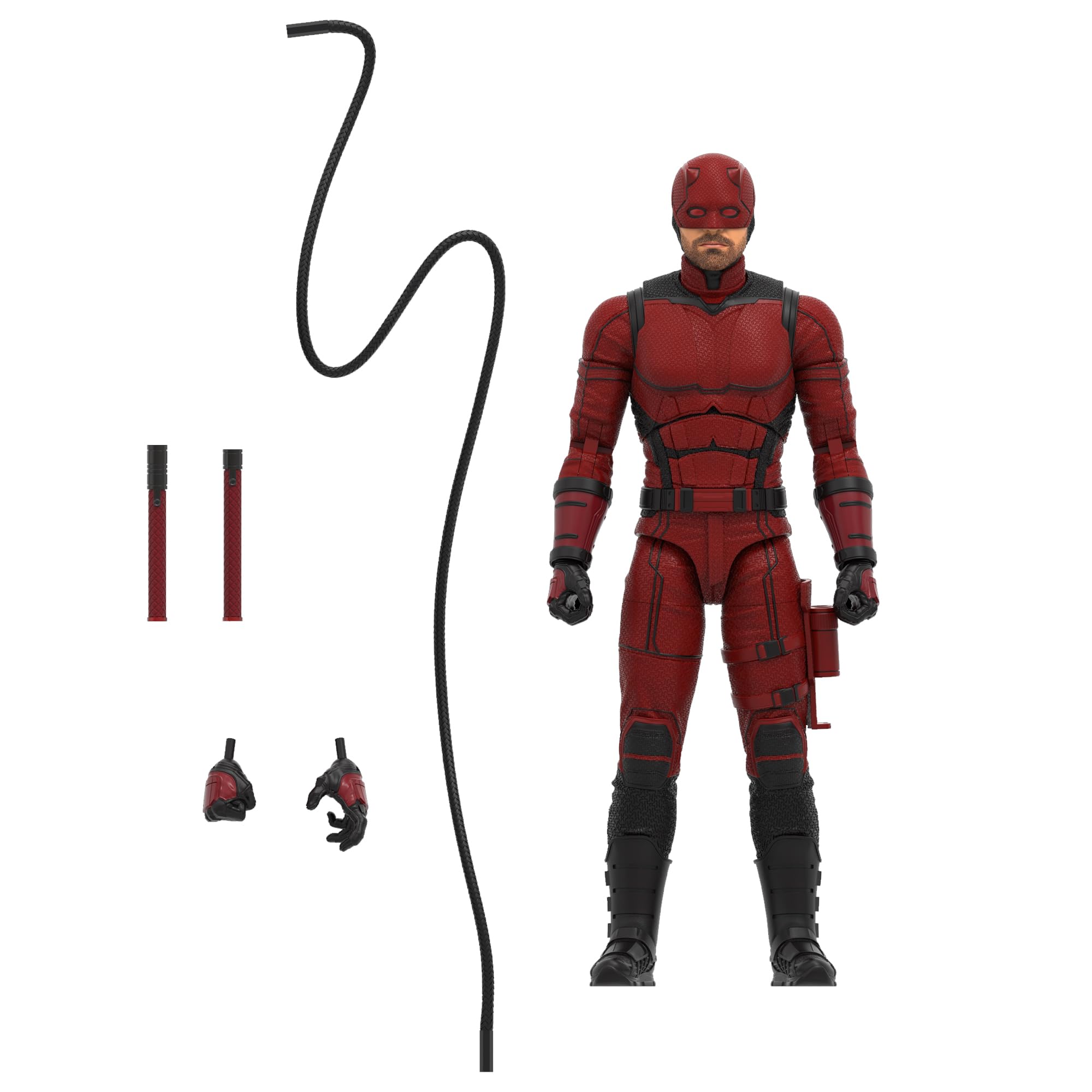 Marvel Daredevil Born Again 6-inch figure with poseable head and limbs for dynamic display