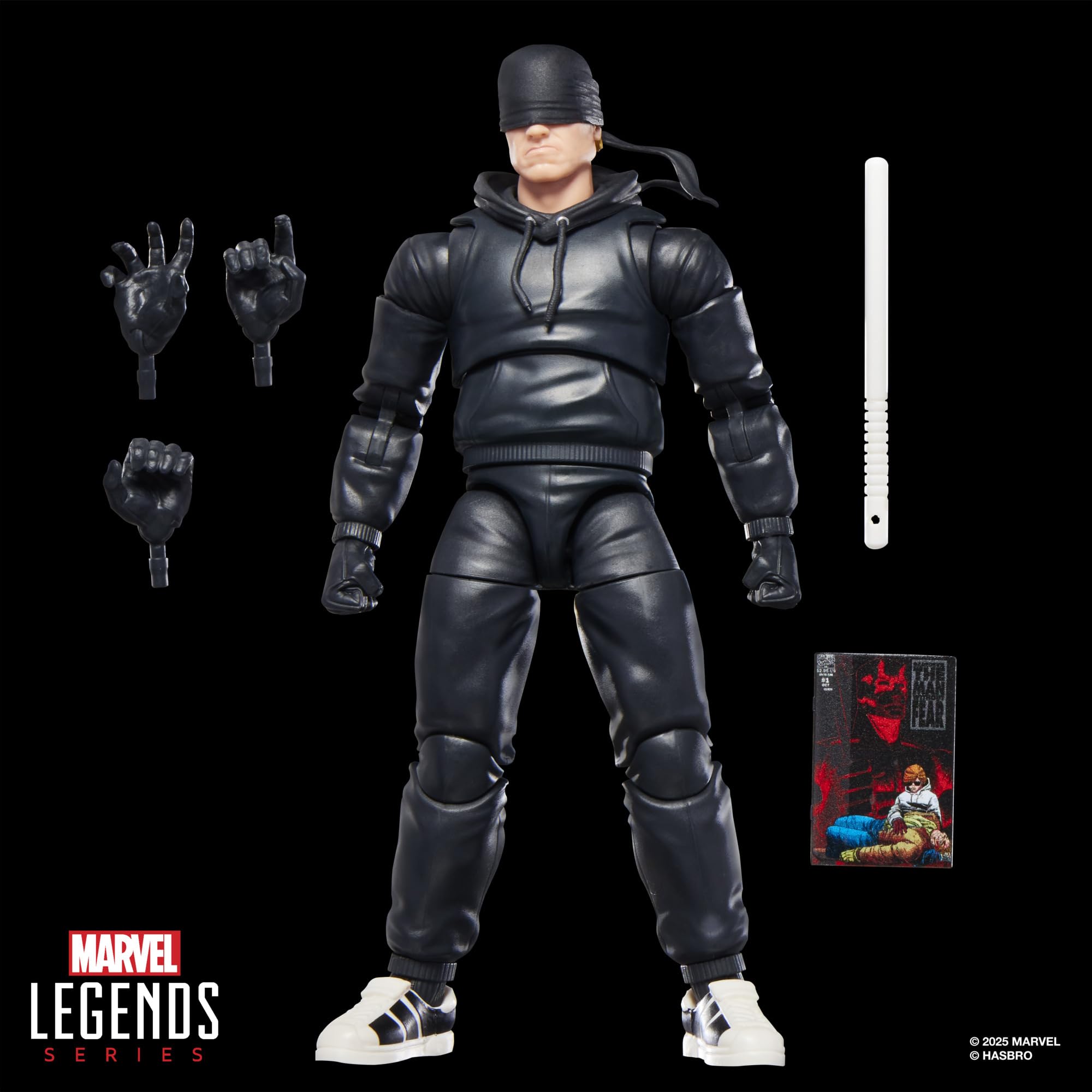Marvel Daredevil figure articulates for dynamic pose possibilities