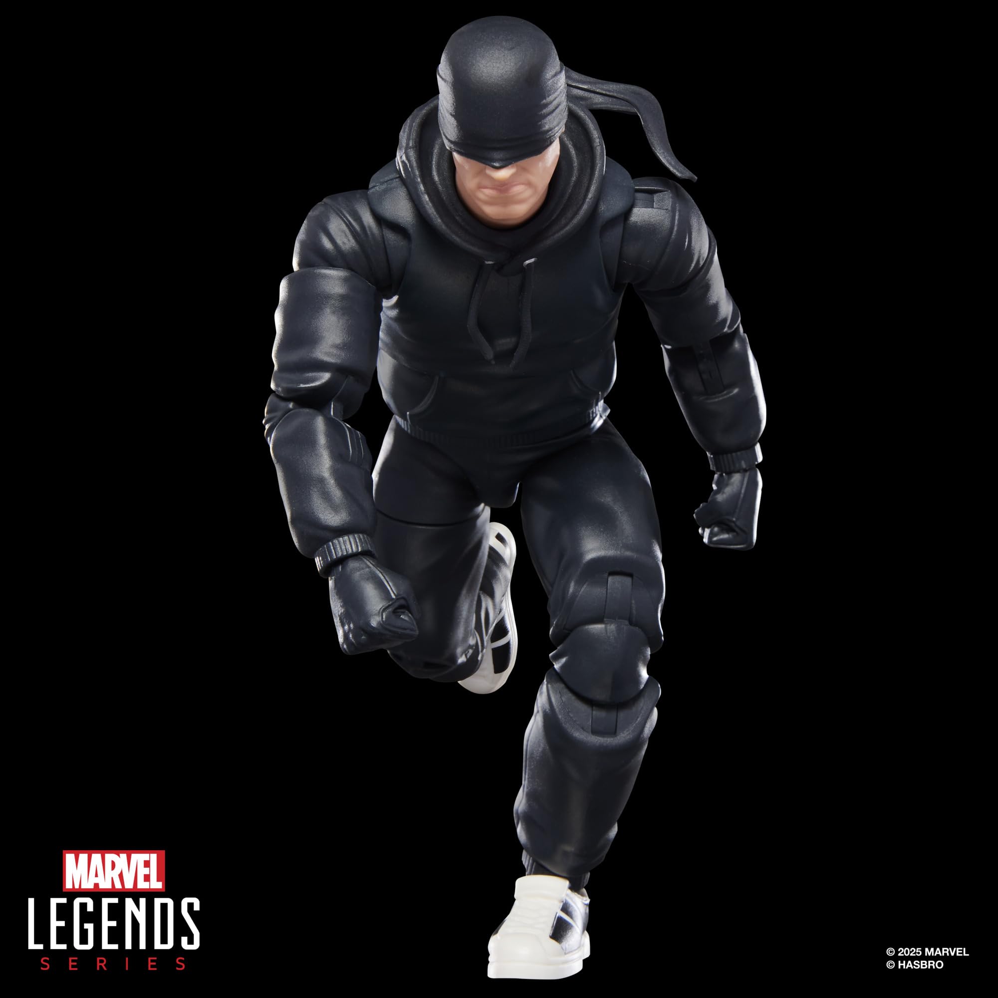 Daredevil fully poseable figure ready for dynamic shelf setups