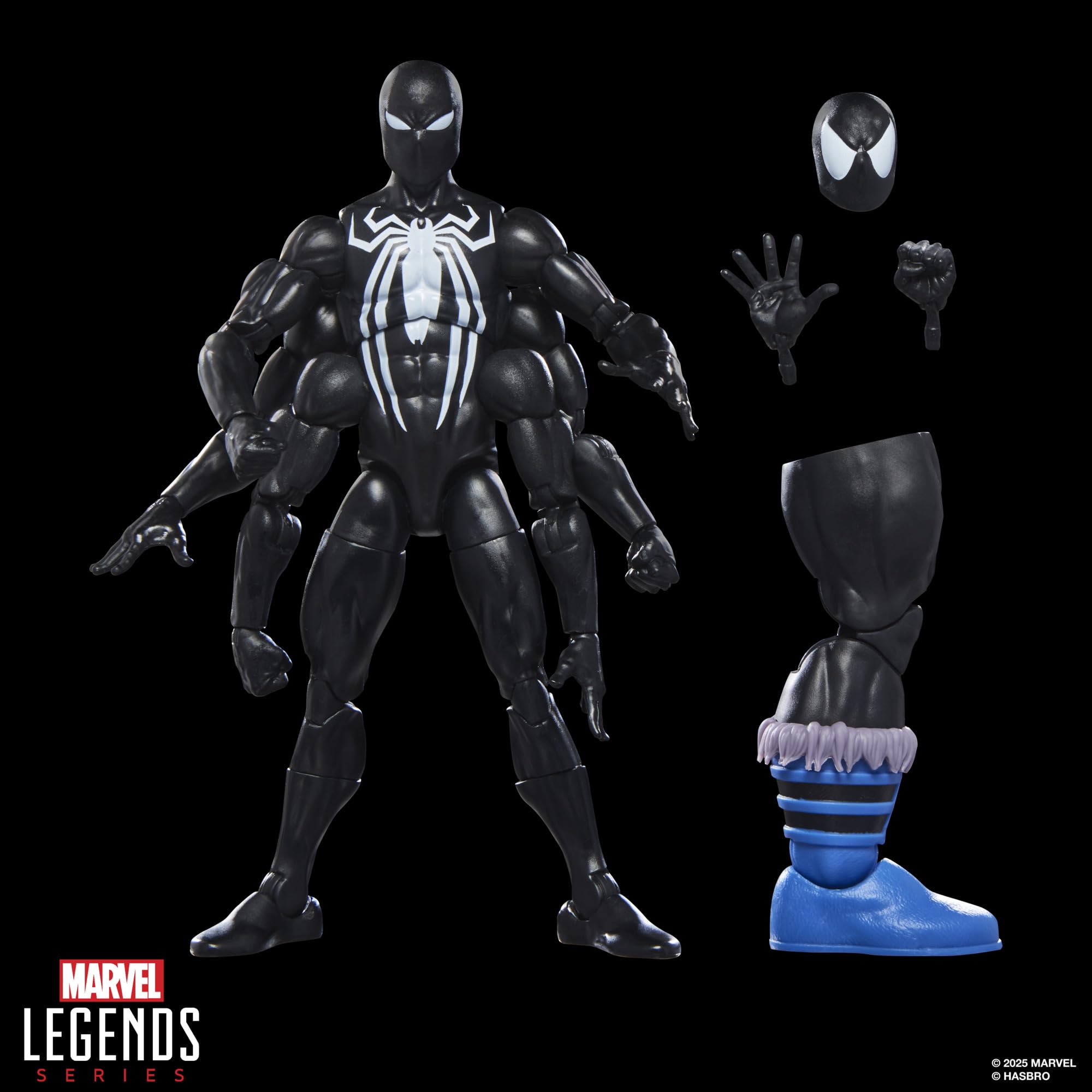 6+ points of articulation enable dynamic action poses