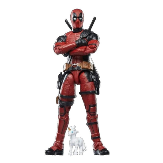 Marvel Deadpool 6-inch figure articulation for dynamic poses on shelves.