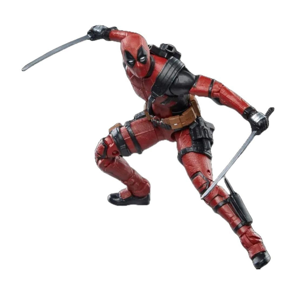 Marvel Deadpool unicorn and katana accessories for authentic movie-style display.