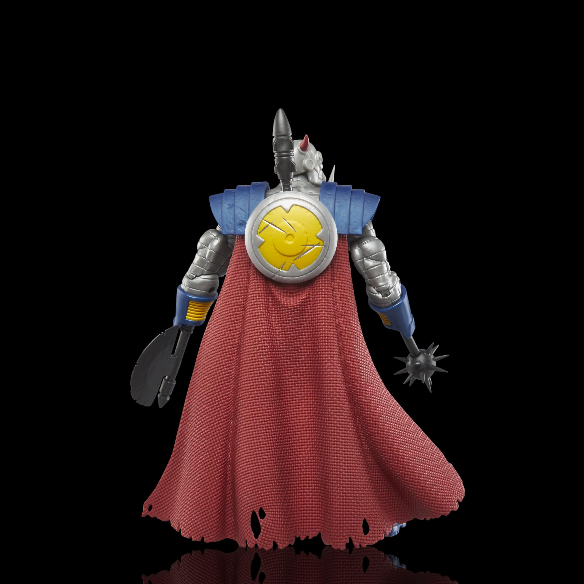Marvel Legends Death's Head premium deco enhances collector shelf presence.