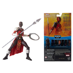 Marvel Legends Dora Milaje figure articulation emphasizes adaptable action poses.