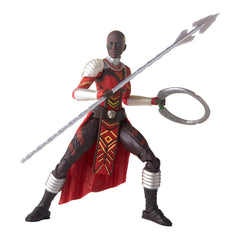 Marvel Dora Milaje short spear included for versatile setups.