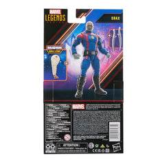 Marvel Drax 6-inch poseable figure with full articulation for display.