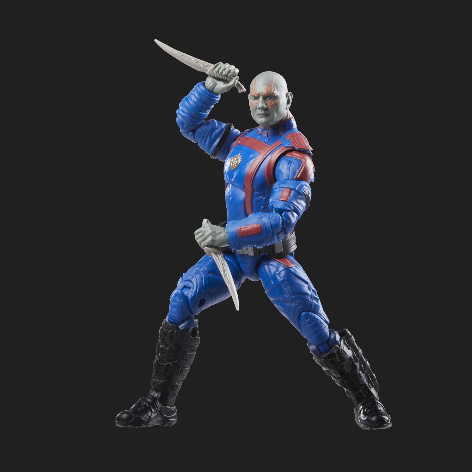 Marvel Drax close-up showing sculpt and articulation.