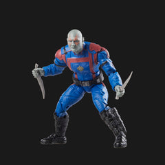 Marvel Drax figure with movie-inspired deco for authentic display.