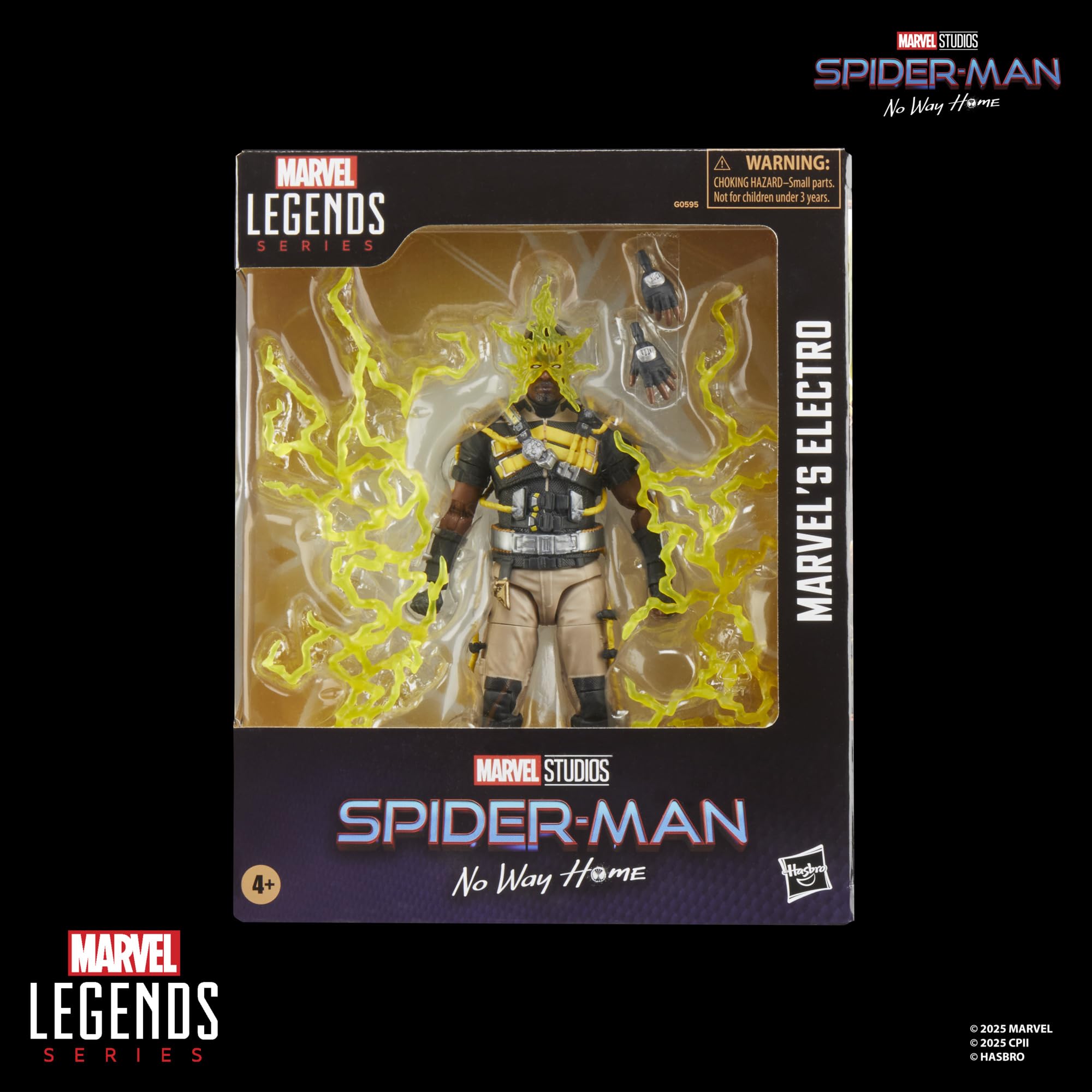 Marvel Electro 6-inch figure showing premium articulation for dynamic posing