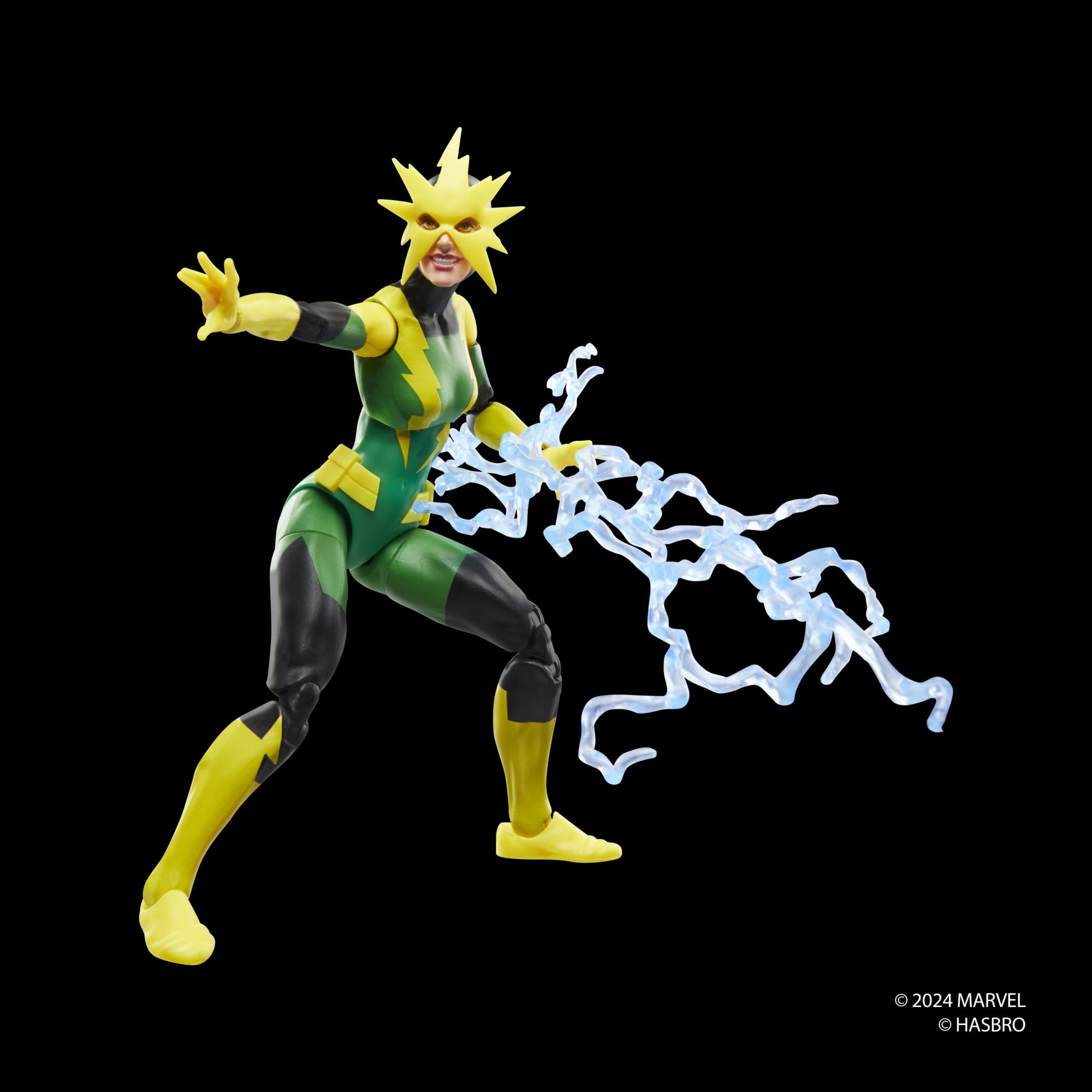 Marvel Electro Francine Frye retro packaging enhances vintage display appeal.