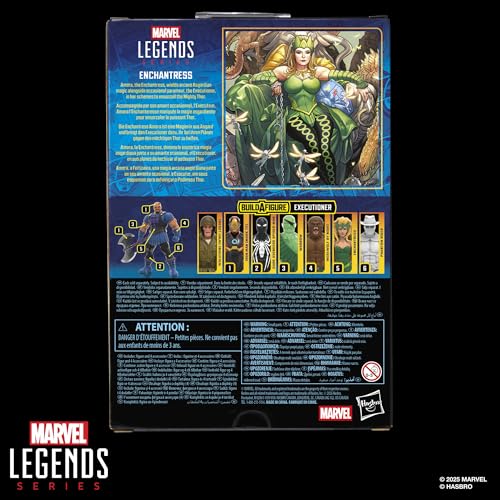 Marvel Enchantress accessories blast adds magical effect to display.