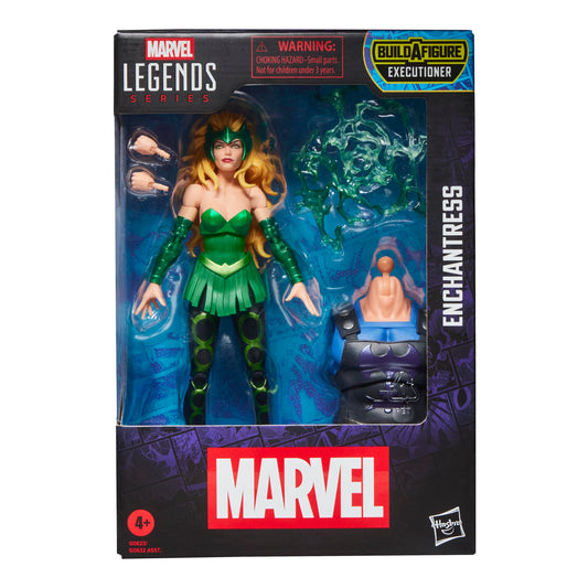 Marvel Enchantress figure front view ideal for dynamic shelf display.