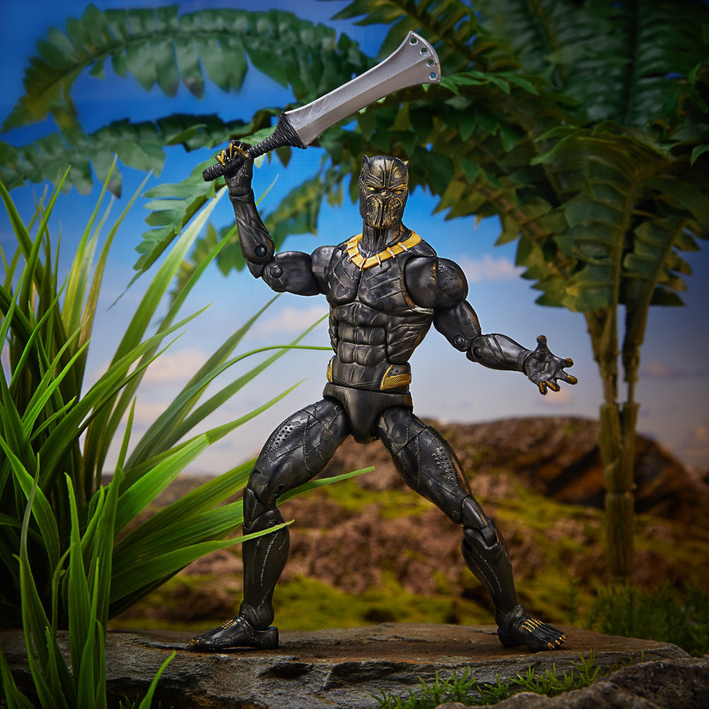 Marvel Erik Killmonger 6-inch figure articulation detail for dynamic poses