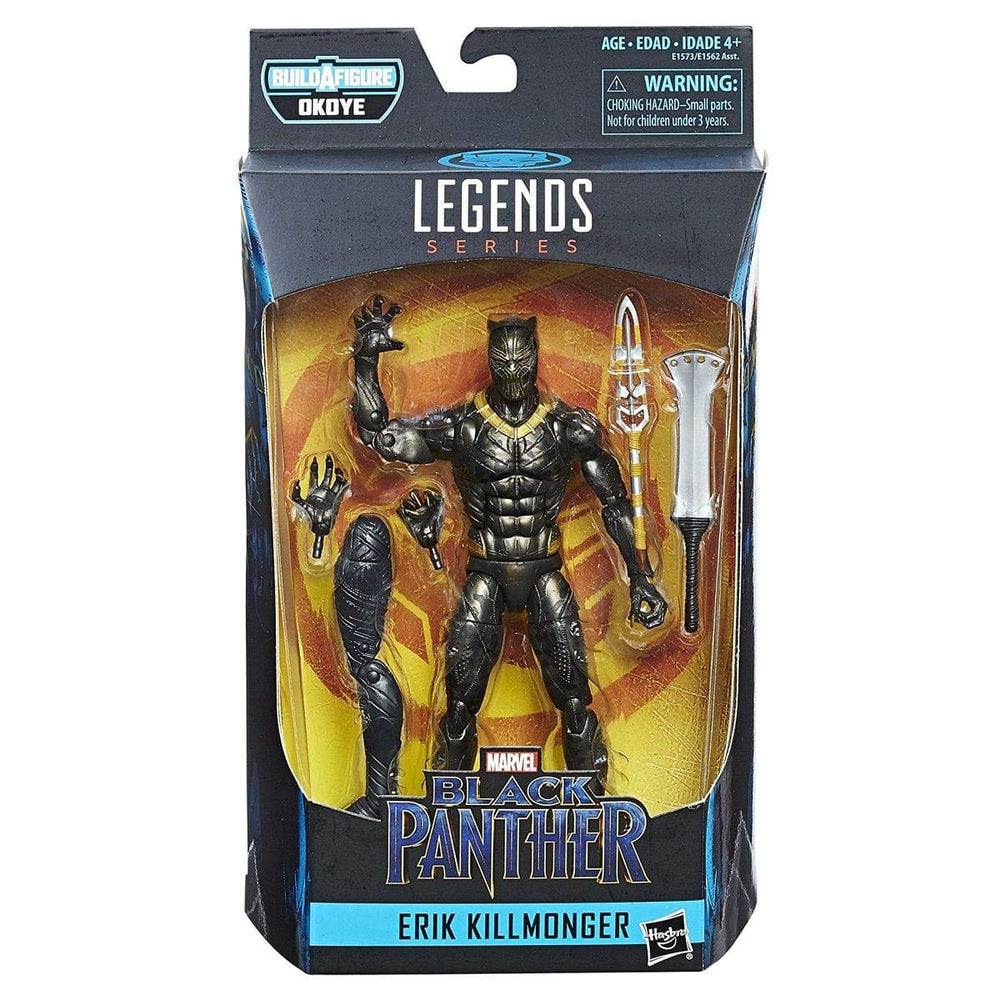 Marvel Erik Killmonger 6-inch figure in heroic pose for shelf display