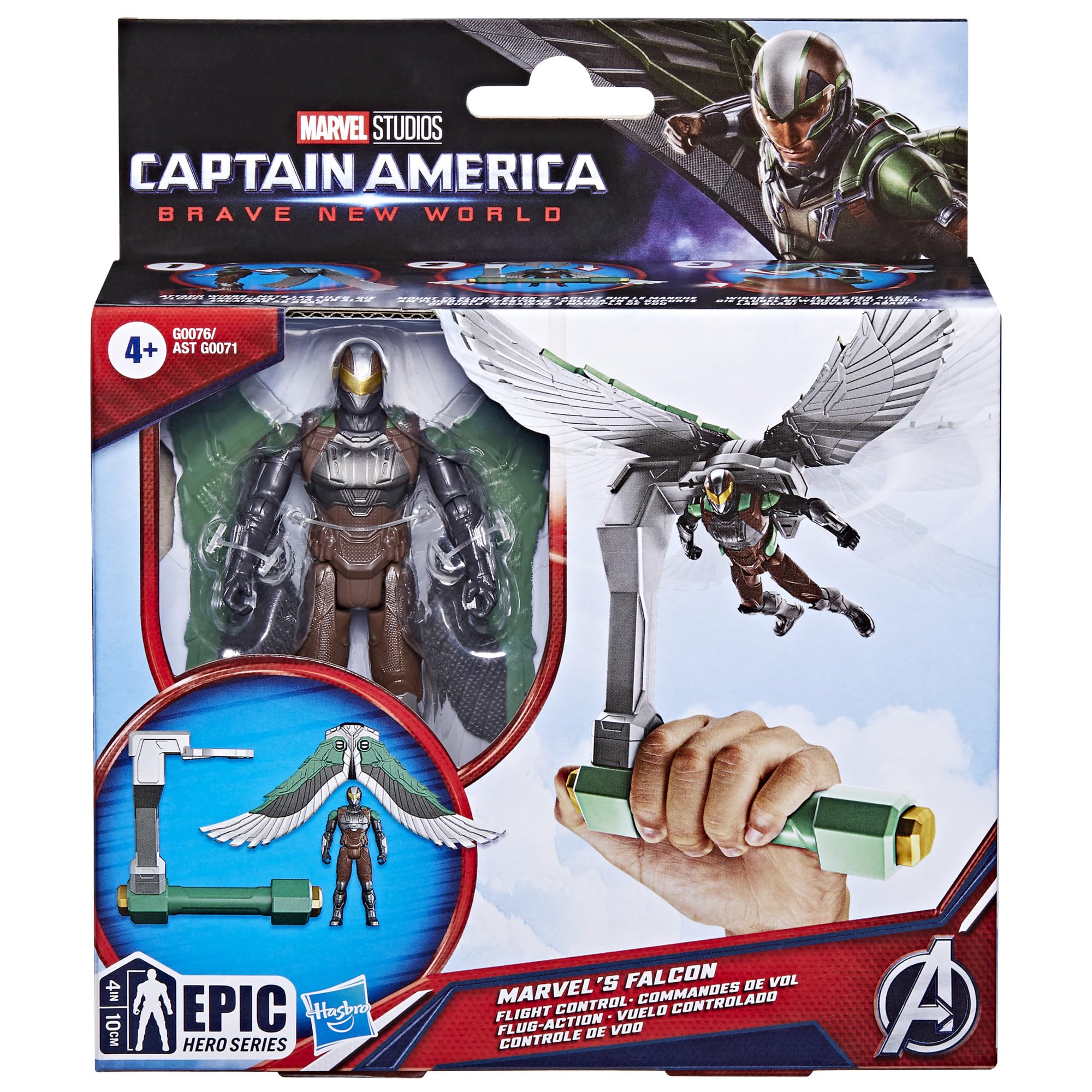 Marvel Falcon Flight Stick Mount enables soaring poses for display and storytelling