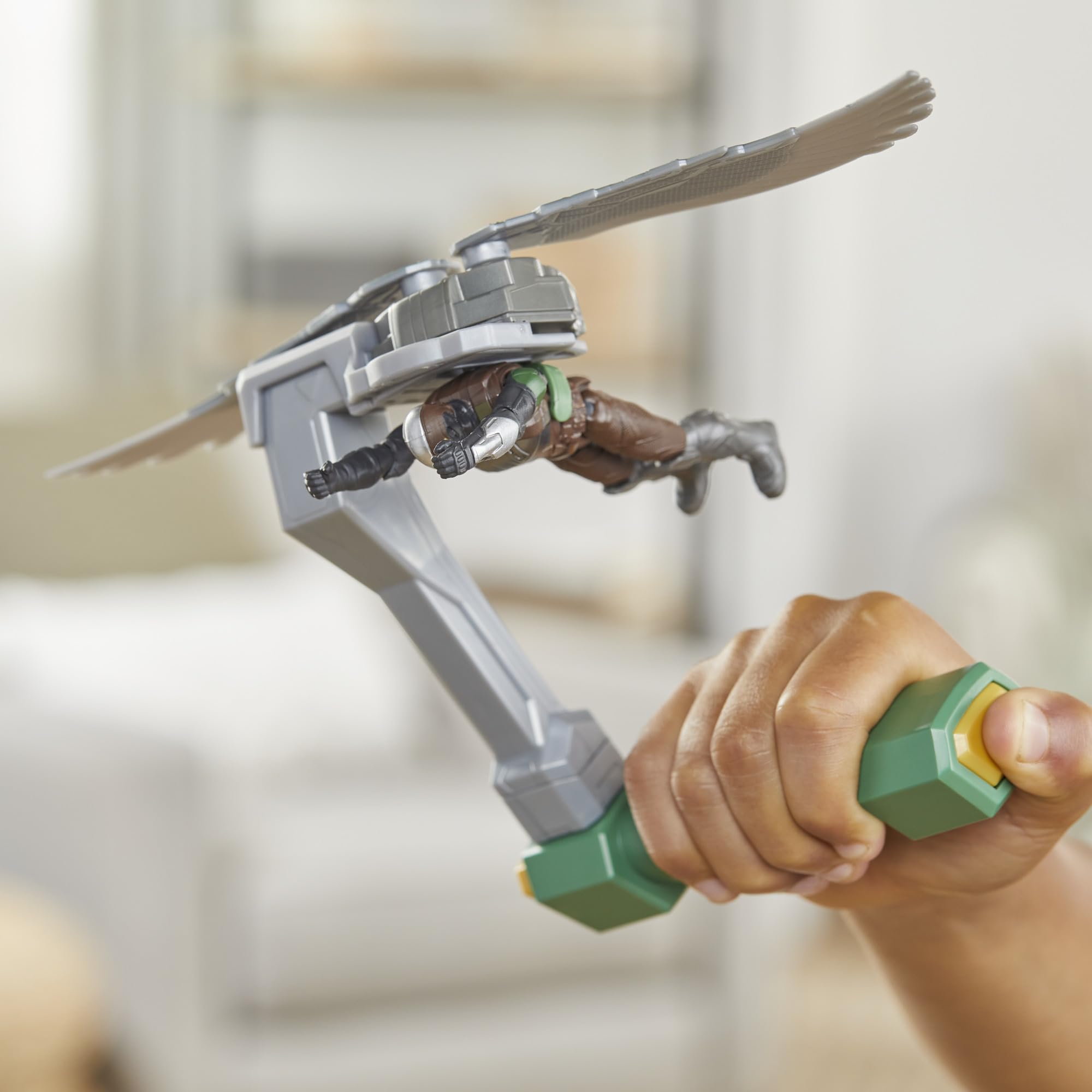 Marvel Falcon Glide Mode wings unlock smooth aerial action and dramatic poses