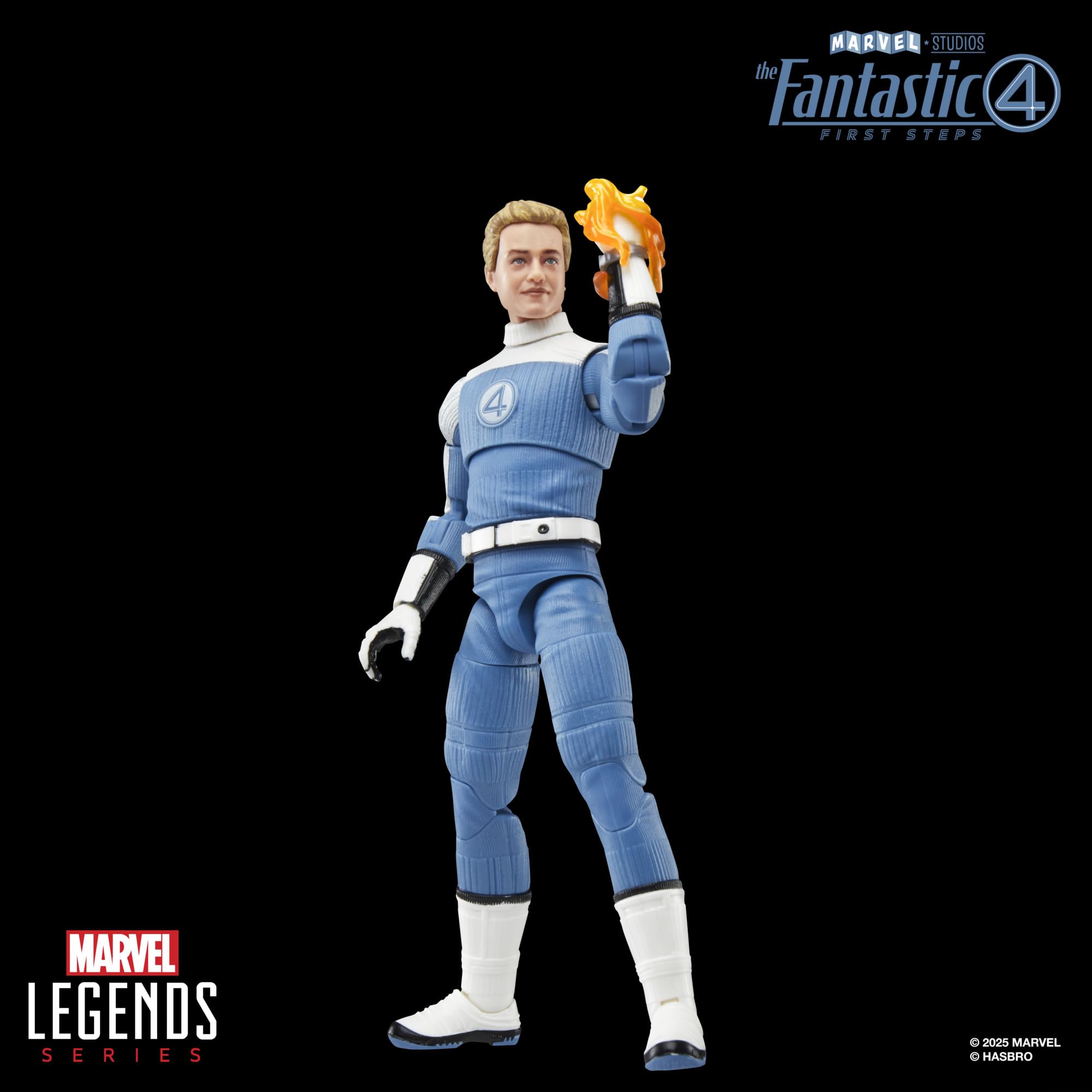 Fantastic Four display-ready Johnny Storm figure for bookshelf or cabinet