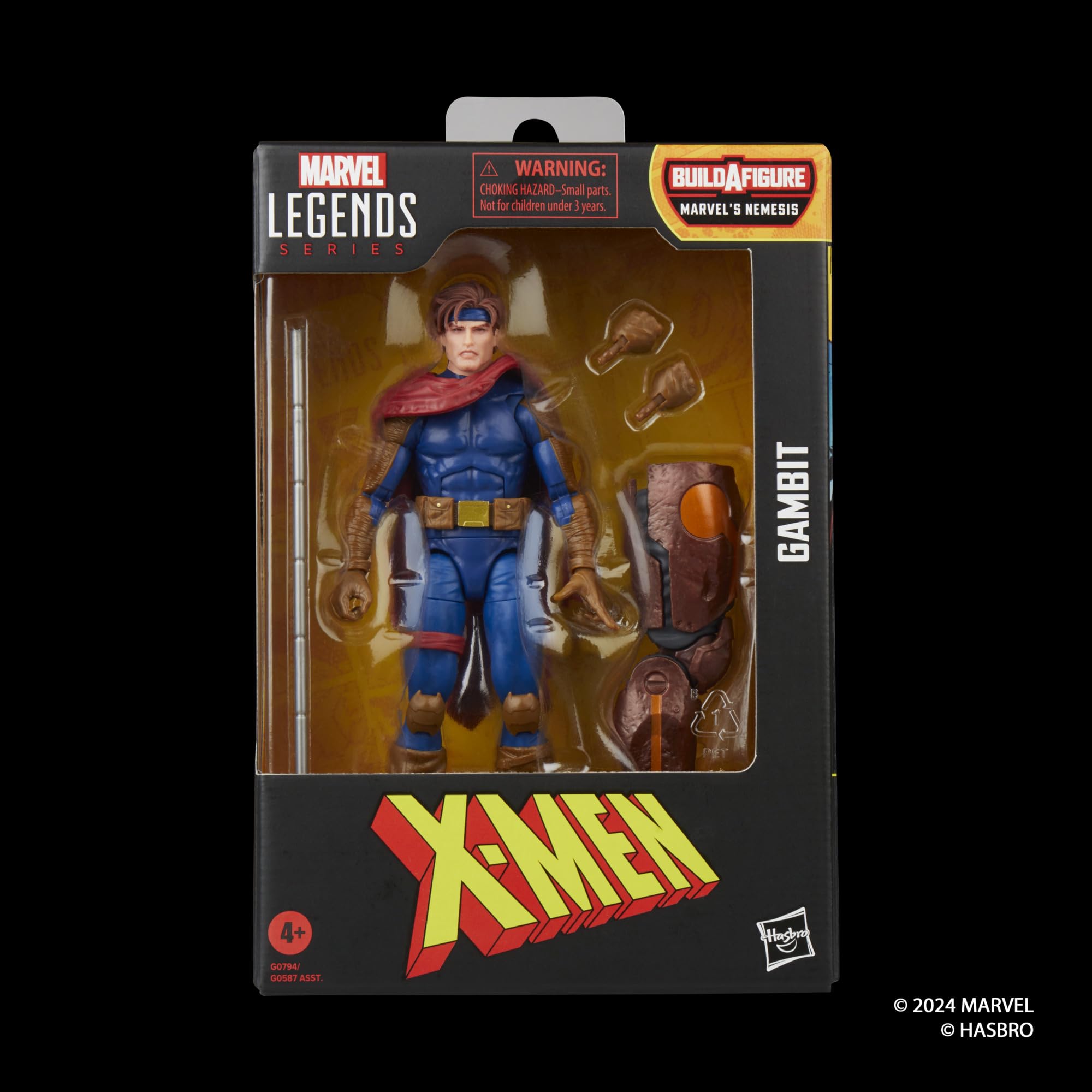 Marvel Gambit figure with full articulation for dynamic posing.