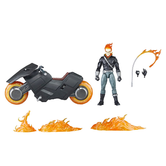 Marvel Ghost Rider Danny Ketch figure with articulated joints for dynamic posing.