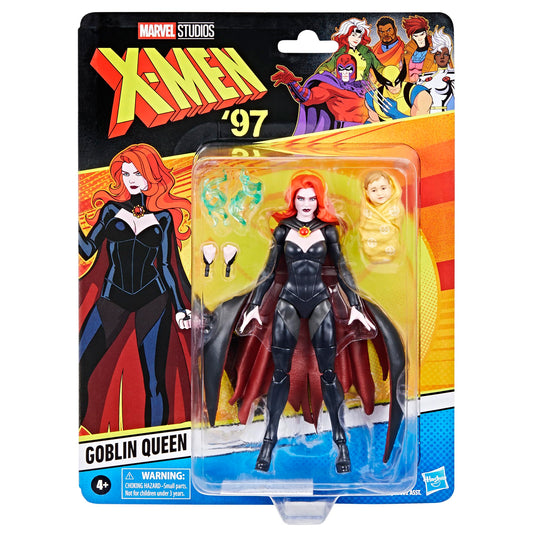 Marvel Goblin Queen action figure with alternate hands for versatile posing