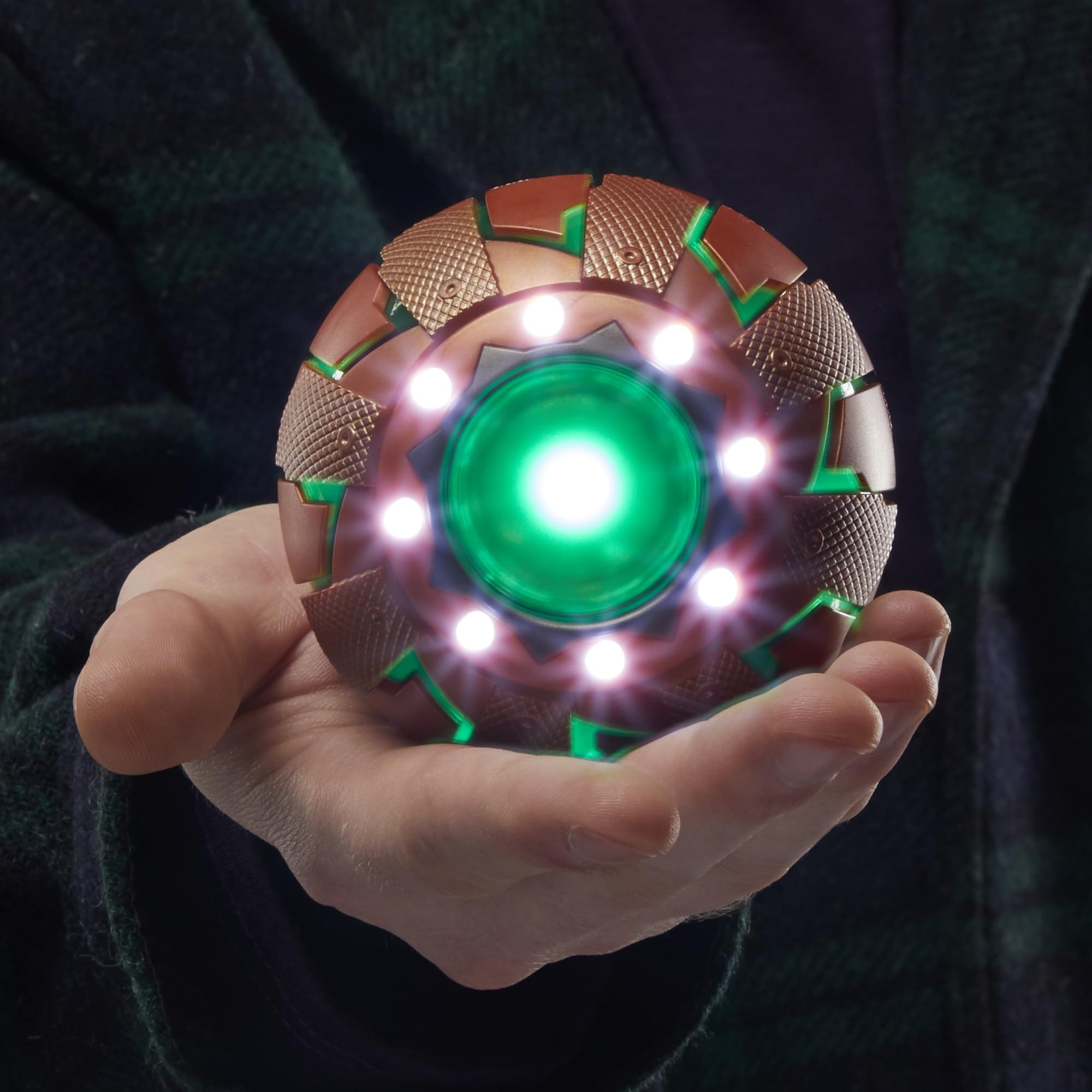 Green Goblin pumpkin countdown lights up for dramatic roleplay moments