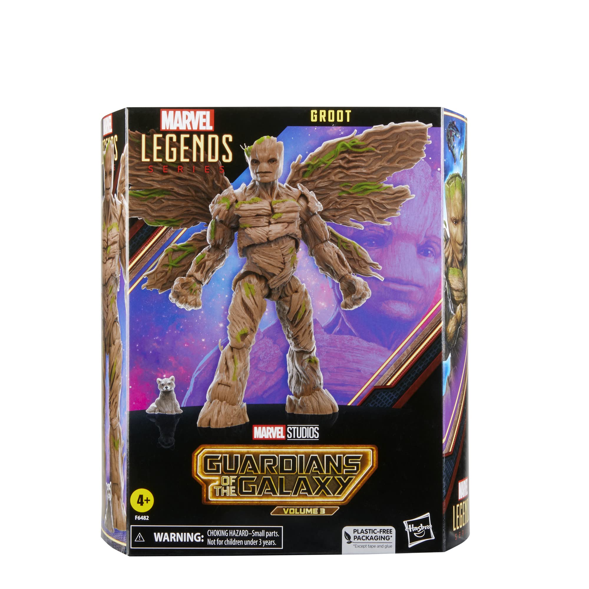 Marvel Groot poseable figure highlights articulation for creative action poses.