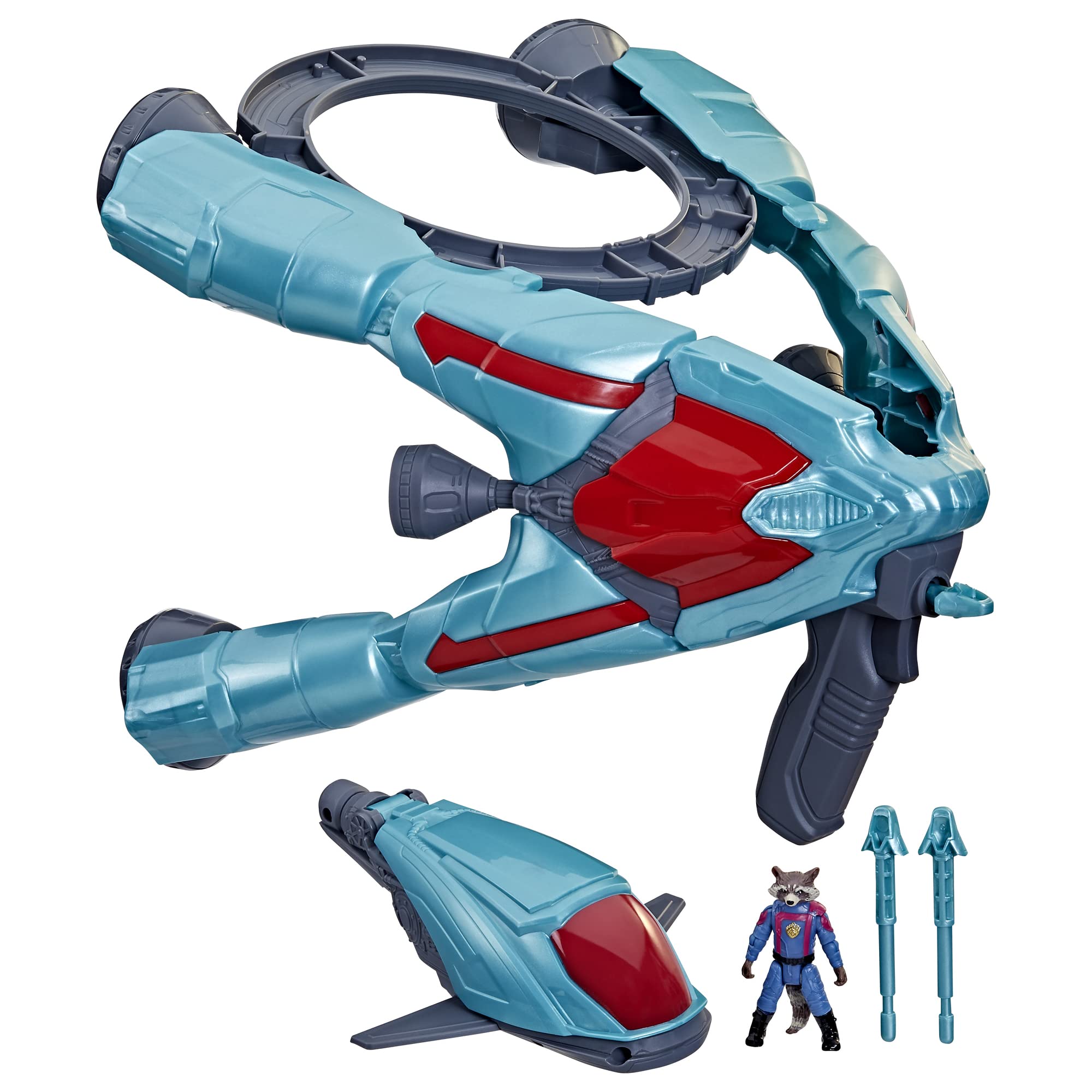 Marvel Guardians galactic spaceship front view for immersive space play.