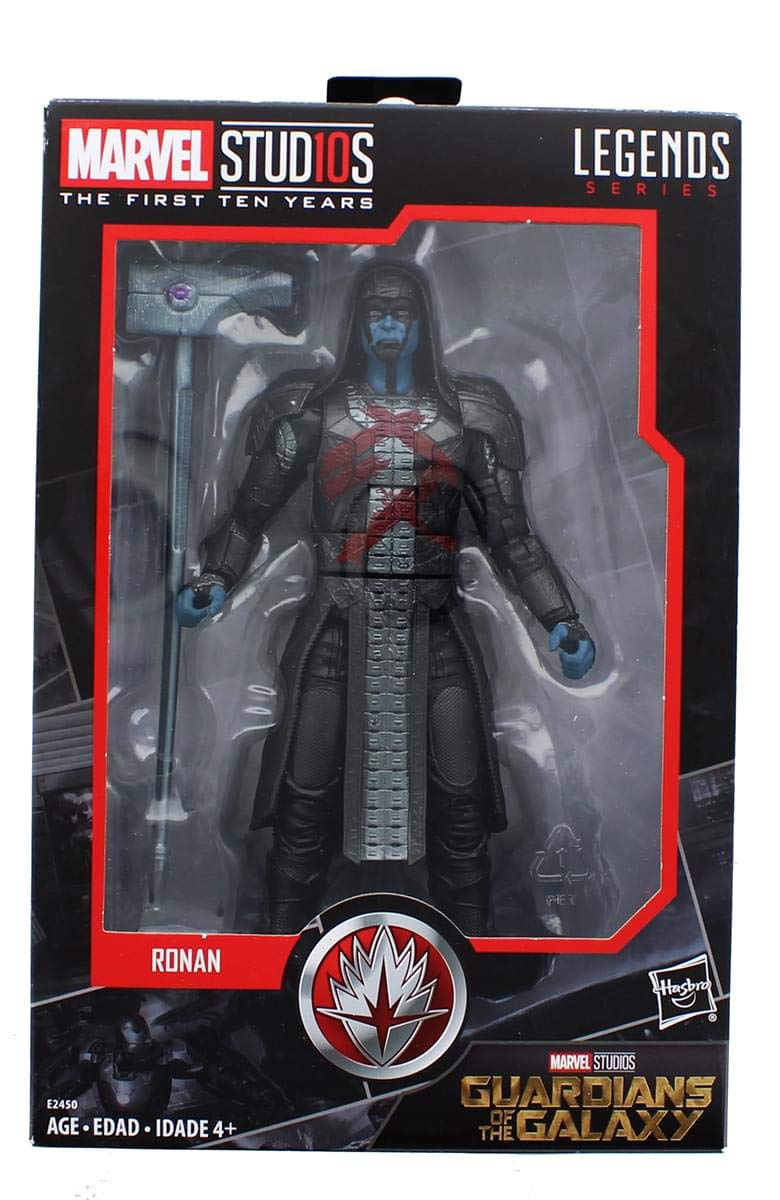 Display-ready Ronan figure stands securely on shelves.