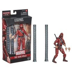 Close-up of Marvel Hand Ninja figure detailing premium sculpt and texture.
