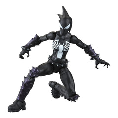 Marvel Hasbro Venom Space Knight Mania figure, dynamic pose, vivid armor details.