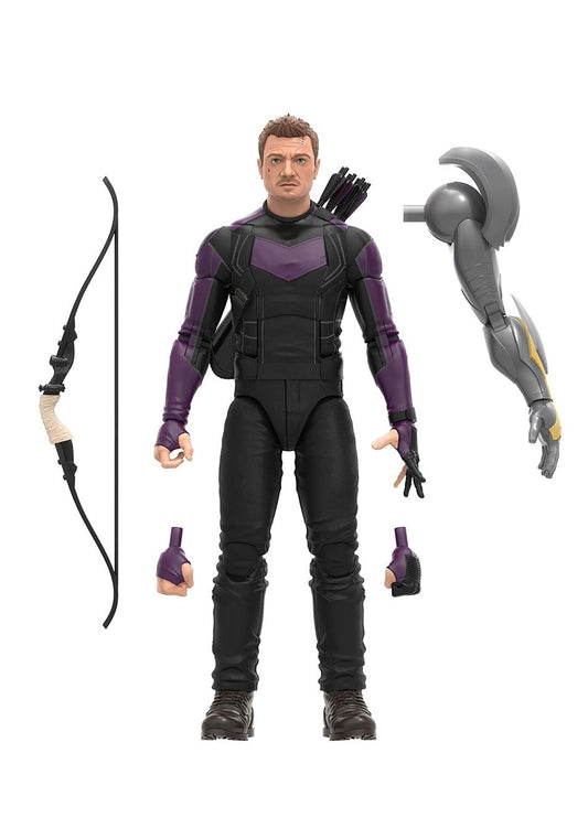Marvel Hawkeye 6-inch figure front view for display and poseability.