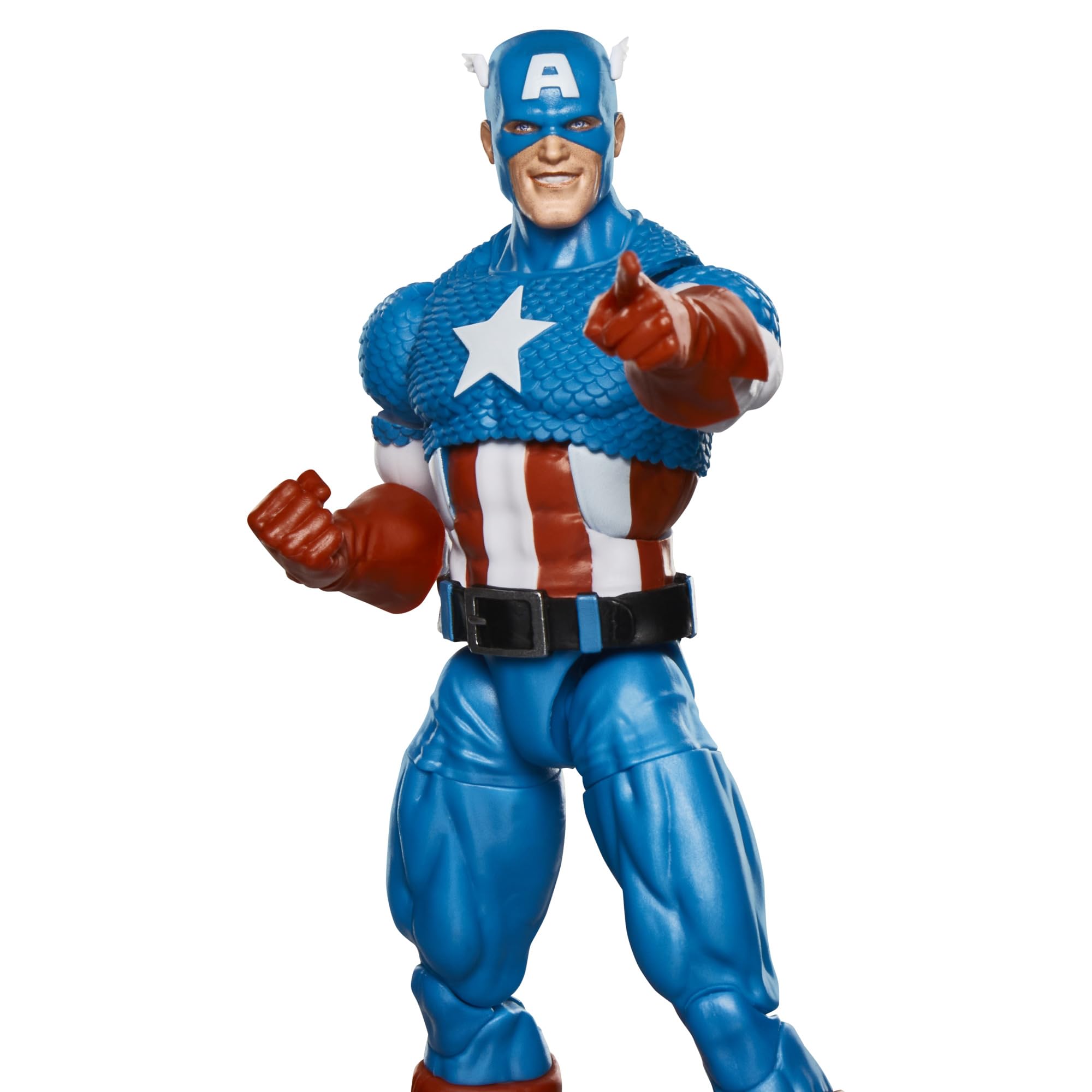 Marvel hero battle pose figure ready for imaginative play and display.