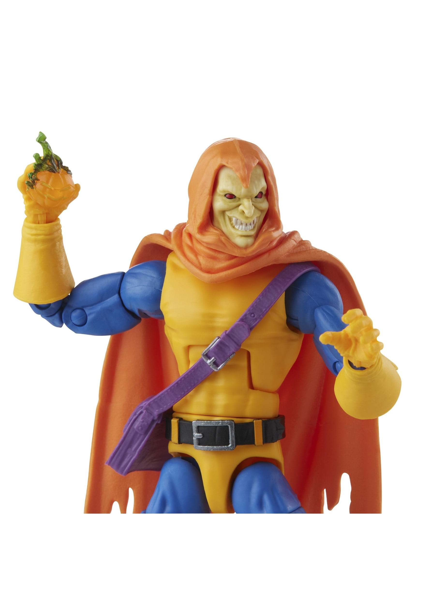 Marvel Hobgoblin figure with extensive articulation enables dynamic hero poses.