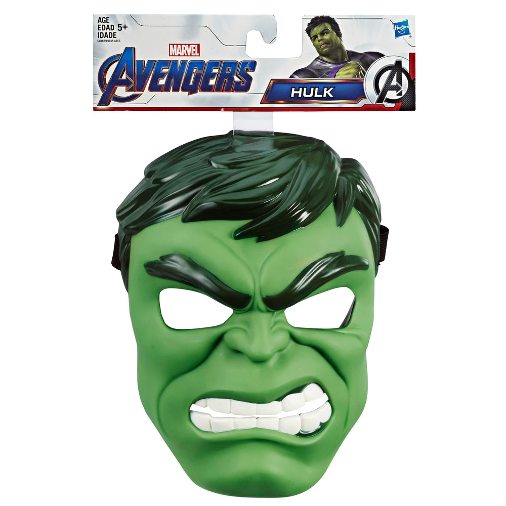 Marvel Hulk Hero Mask side view ideal for kids' costume and pretend battles.