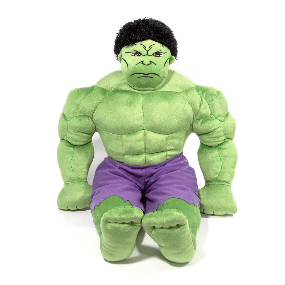 Marvel Jay Franco Avengers Hulk pillow buddy plush for comfy car rides and naps.