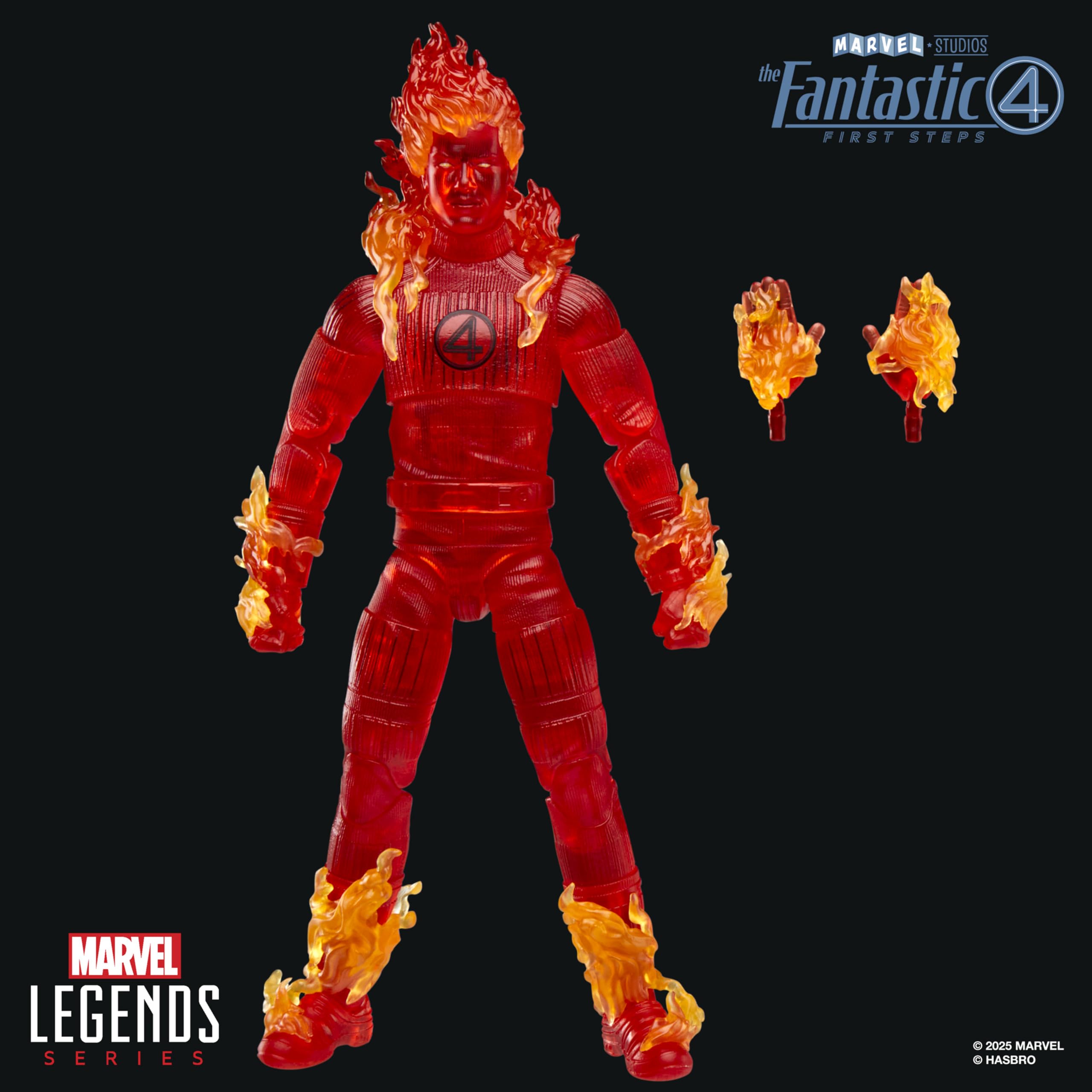 Marvel Human Torch suitable for fans ages 4 and up.
