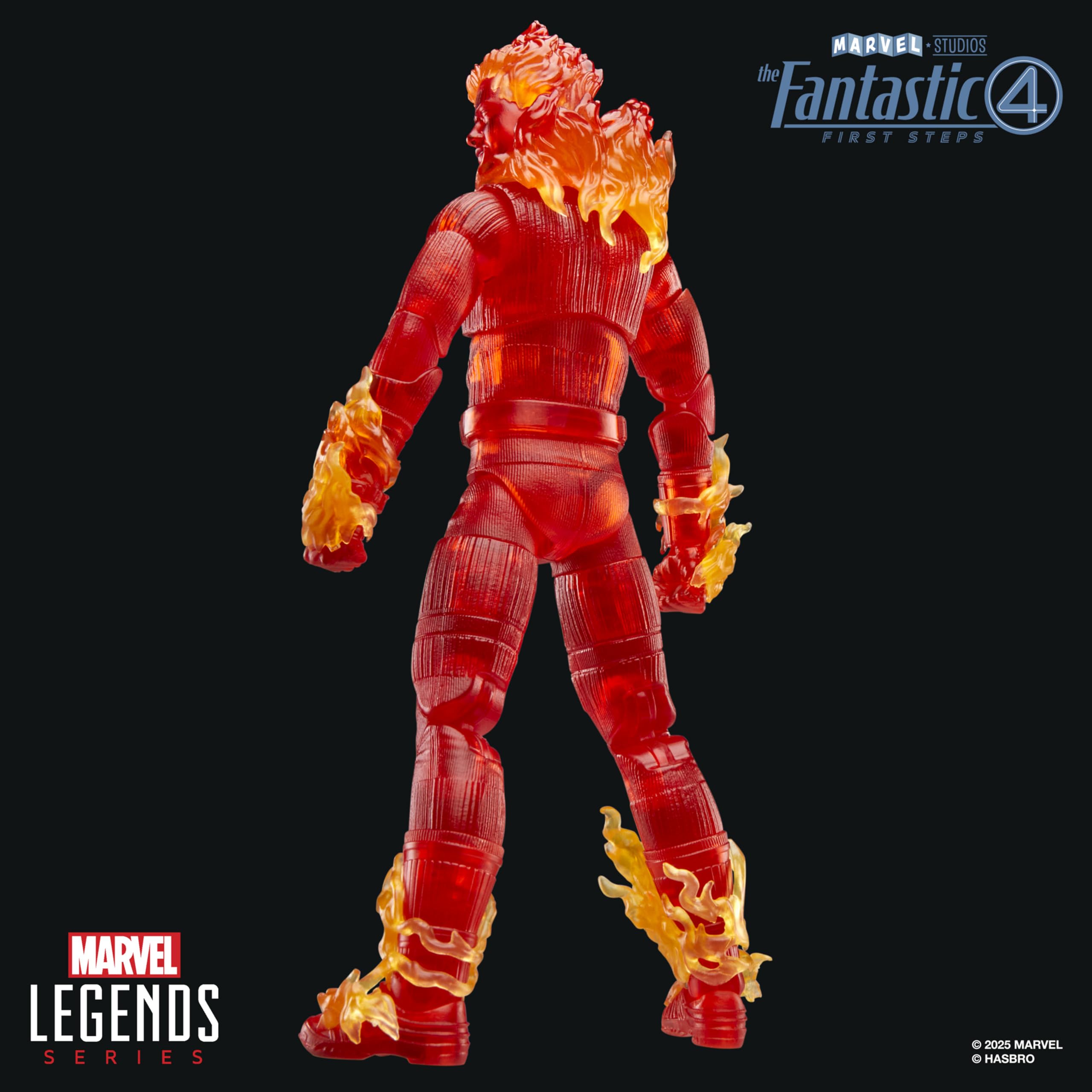 Marvel Human Torch two alternate hands expand display and play options.