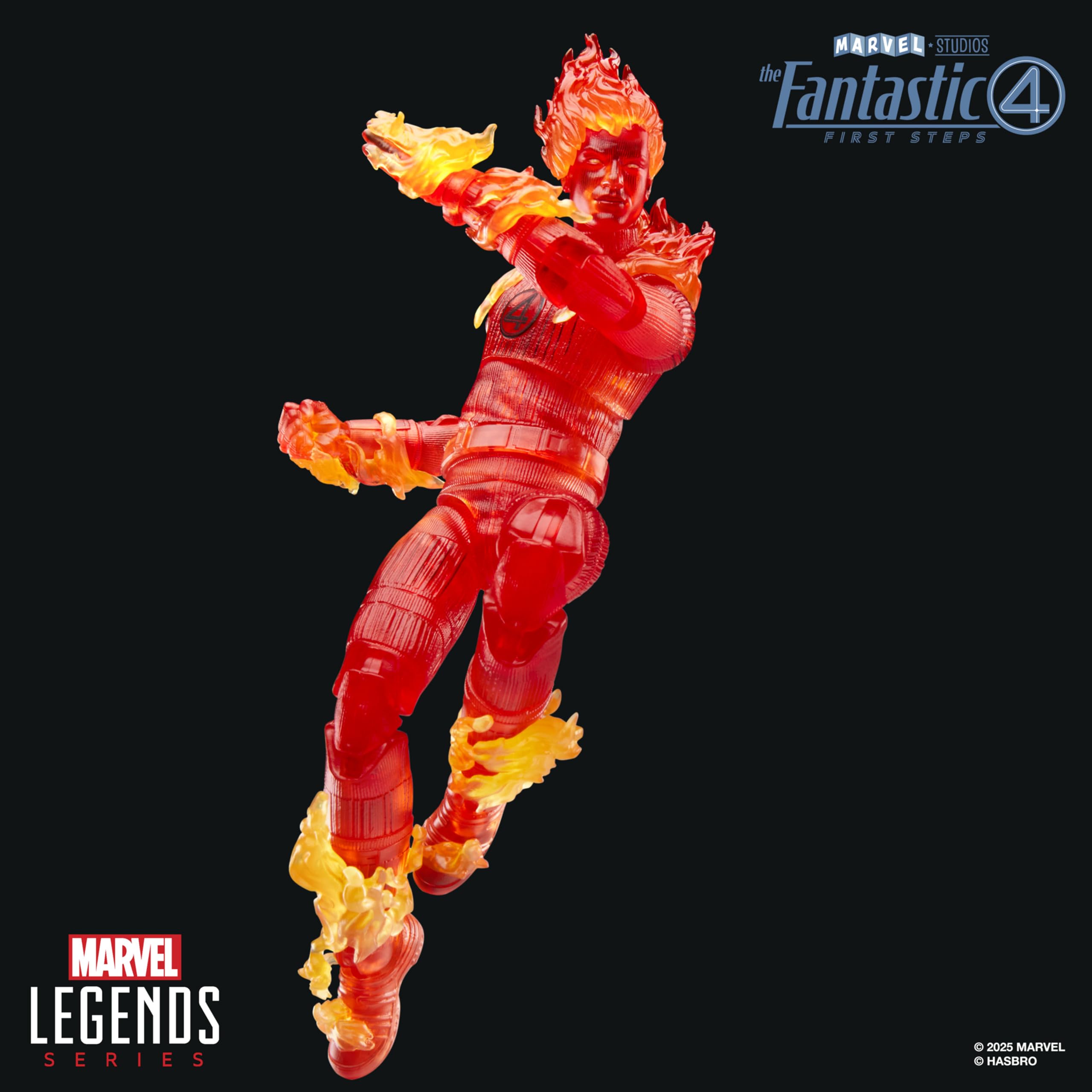 Marvel Human Torch premium deco mirrors Johnny Storm's cinematic appearance for collectors.