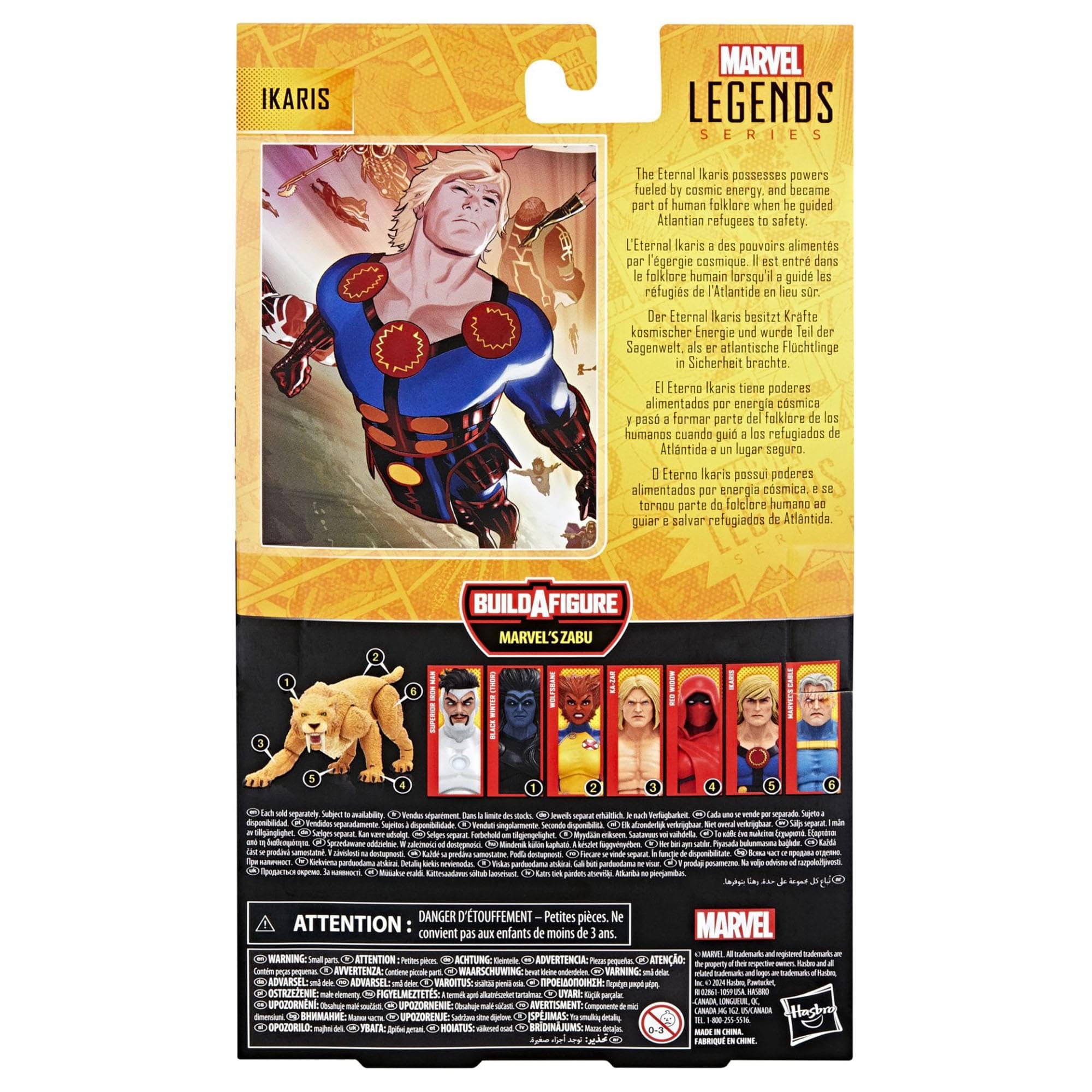 Marvel Ikaris figure details reflect authentic comic-inspired design