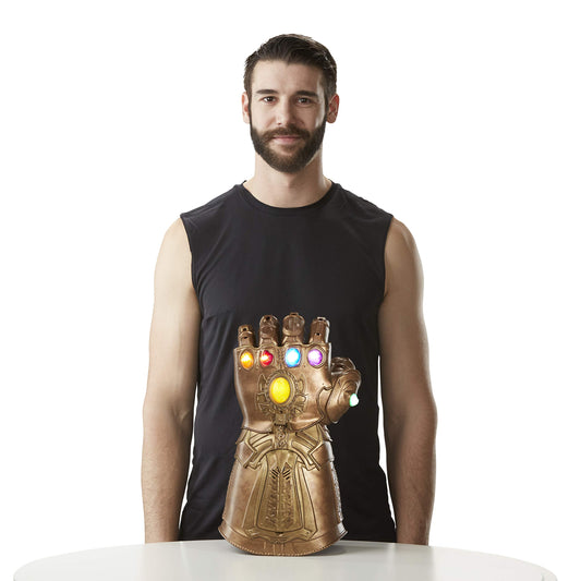 Marvel Infinity Gauntlet stones glow with pulsating light for immersive scenes