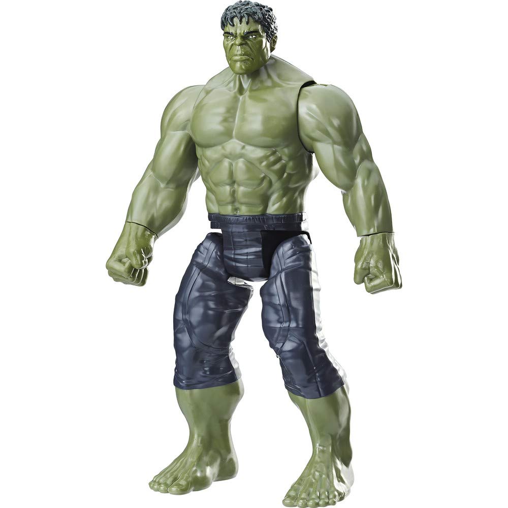 Marvel Hulk 12-inch figure with Infinity War styling for dynamic play and display.