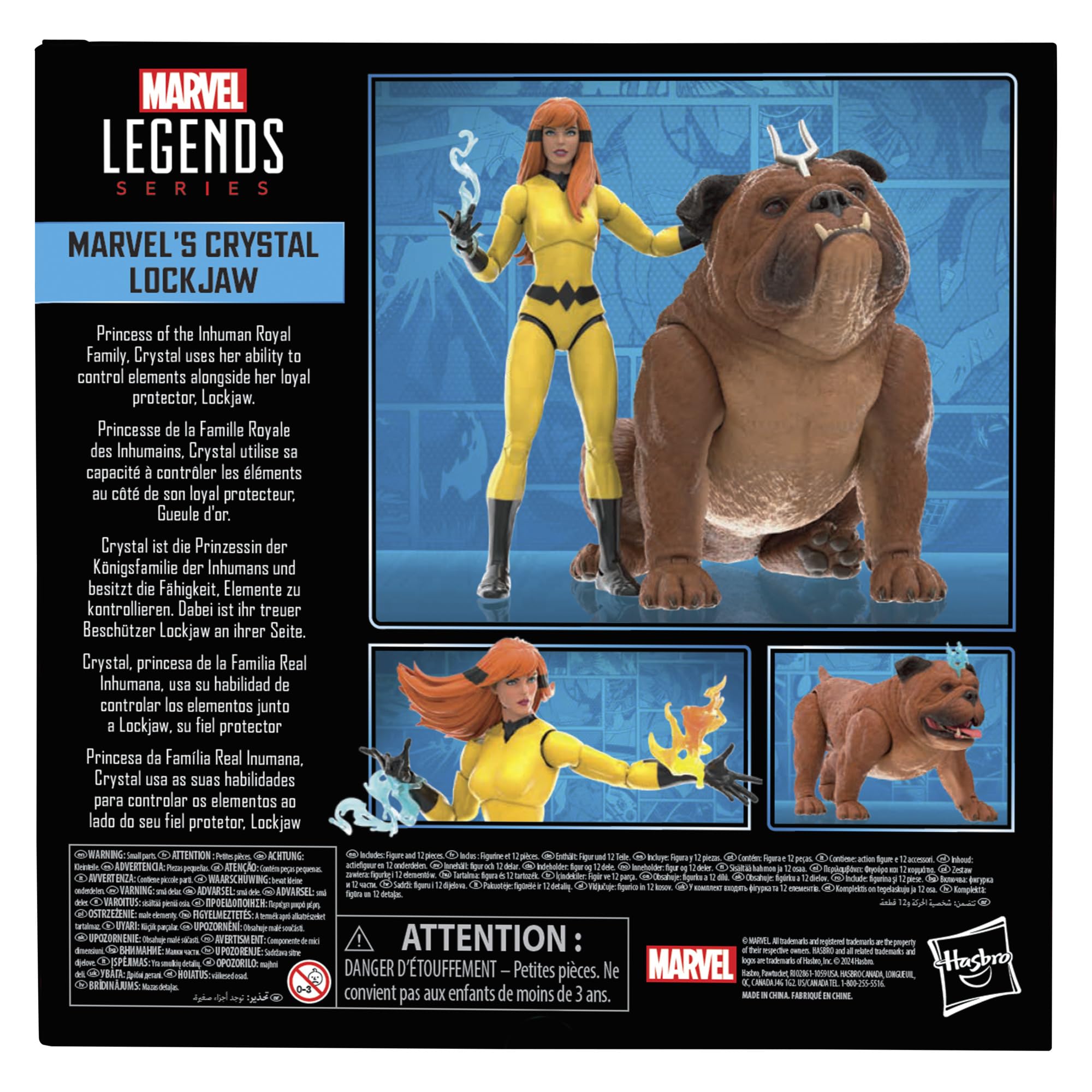 Inhumans-inspired set for reimagining scenes on display.