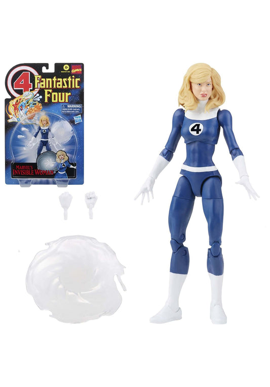 Marvel's Invisible Woman front view figure for dynamic display and posing in a collection.