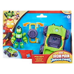Marvel Iron Hulk 2-in-1 spoiler attachment front enhances superhero play.