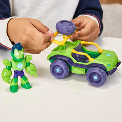 Marvel Iron Hulk figure with five points of articulation for posing.
